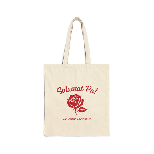 Salamat Thank You Filipino Canvas Tote Bag
