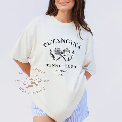Putangina Tennis Club Unisex Comfort Colors Tee