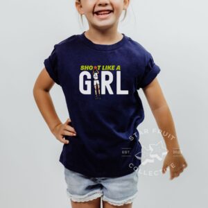 "Shoot Like A Girl" P. Bueckers Youth Bella + Canvas T-Shirt