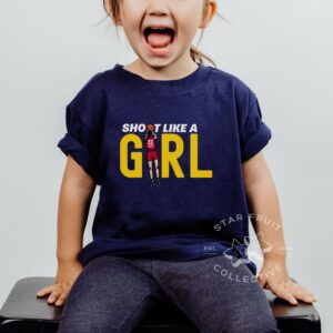 "Shoot Like a Girl" C. Clark Bella+Canvas Toddler T-Shirt