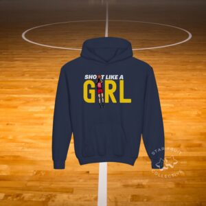 "Shoot Like a Girl" C. Clark Youth Gildan Hoodie