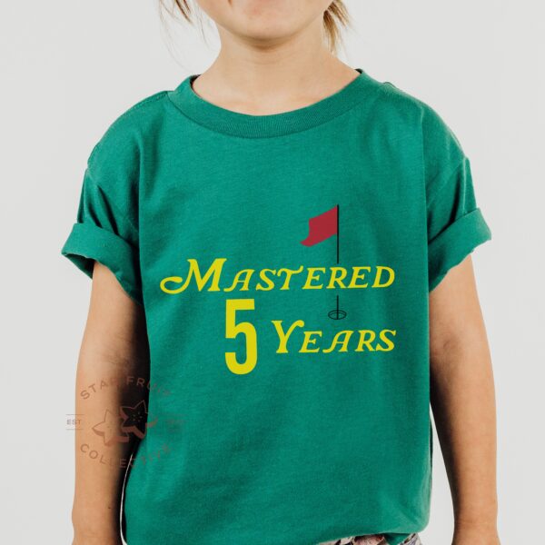 Mastered Custom Years Golf Toddler Shirt