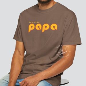 San Diego Papa 70's Retro Comfort Colors T-Shirt