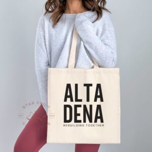 Altadena Rebuilding Together Canvas Tote Bag