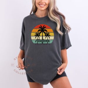 Retro Altadena California Palm Trees Comfort Colors T-Shirt
