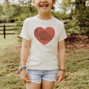 Love Altadena California 91001 Map Youth Bella+Canvas T-Shirt