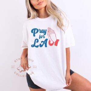 Pray for LA Comfort Colors T-Shirt